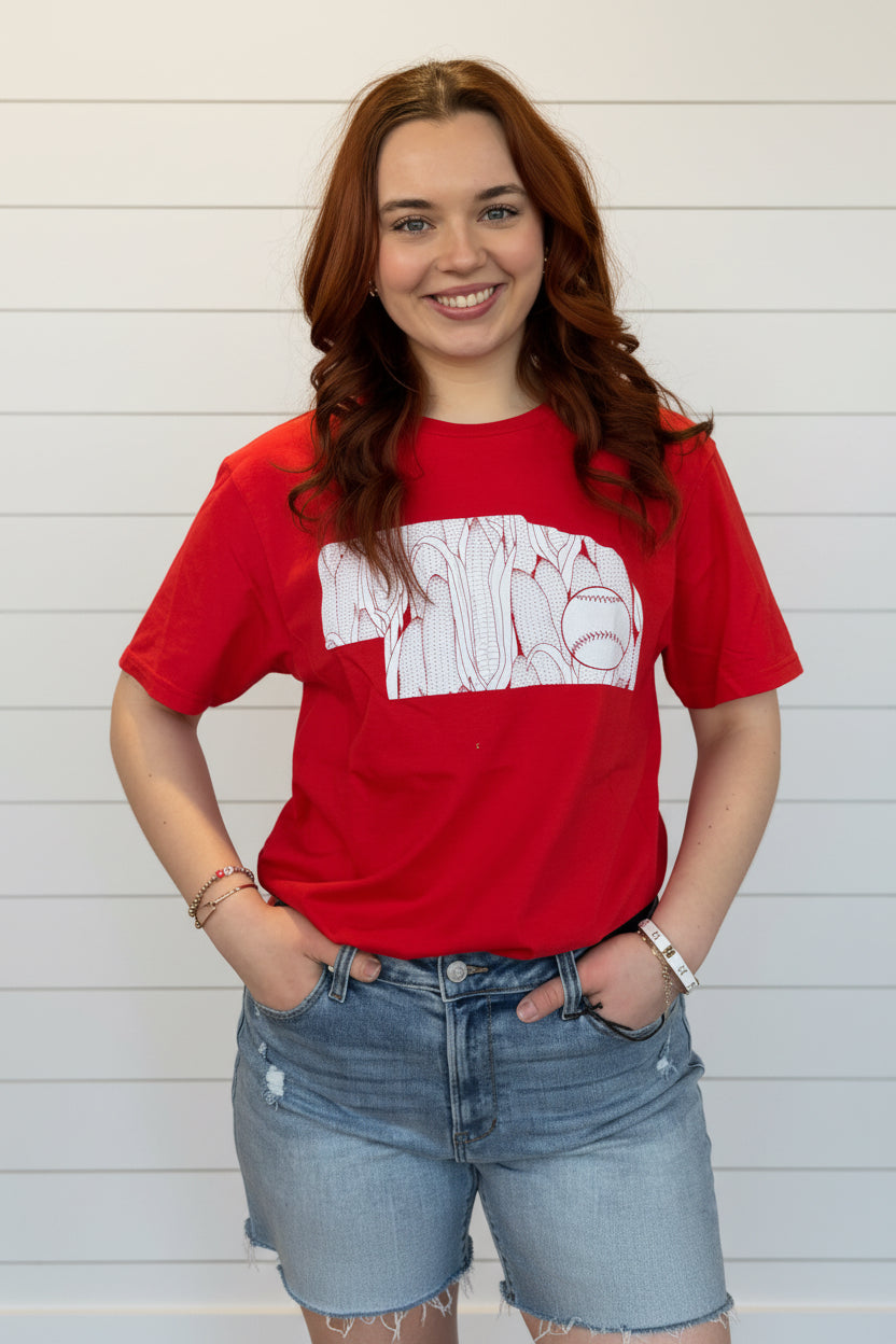 Nebraska Baseball Tee