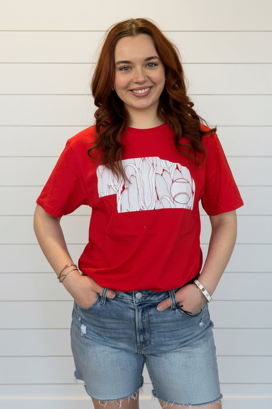 Nebraska Baseball Tee