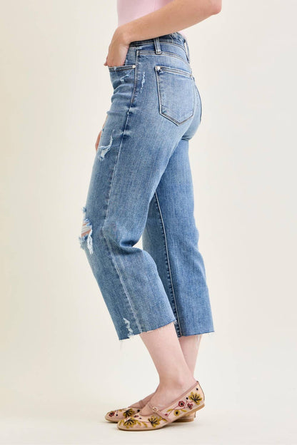 HW Destroy Crop Wide Leg