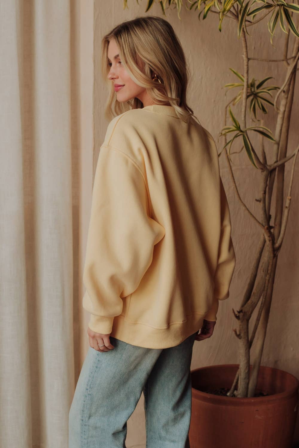 Yellow & Navy Midwest Sweatshirt