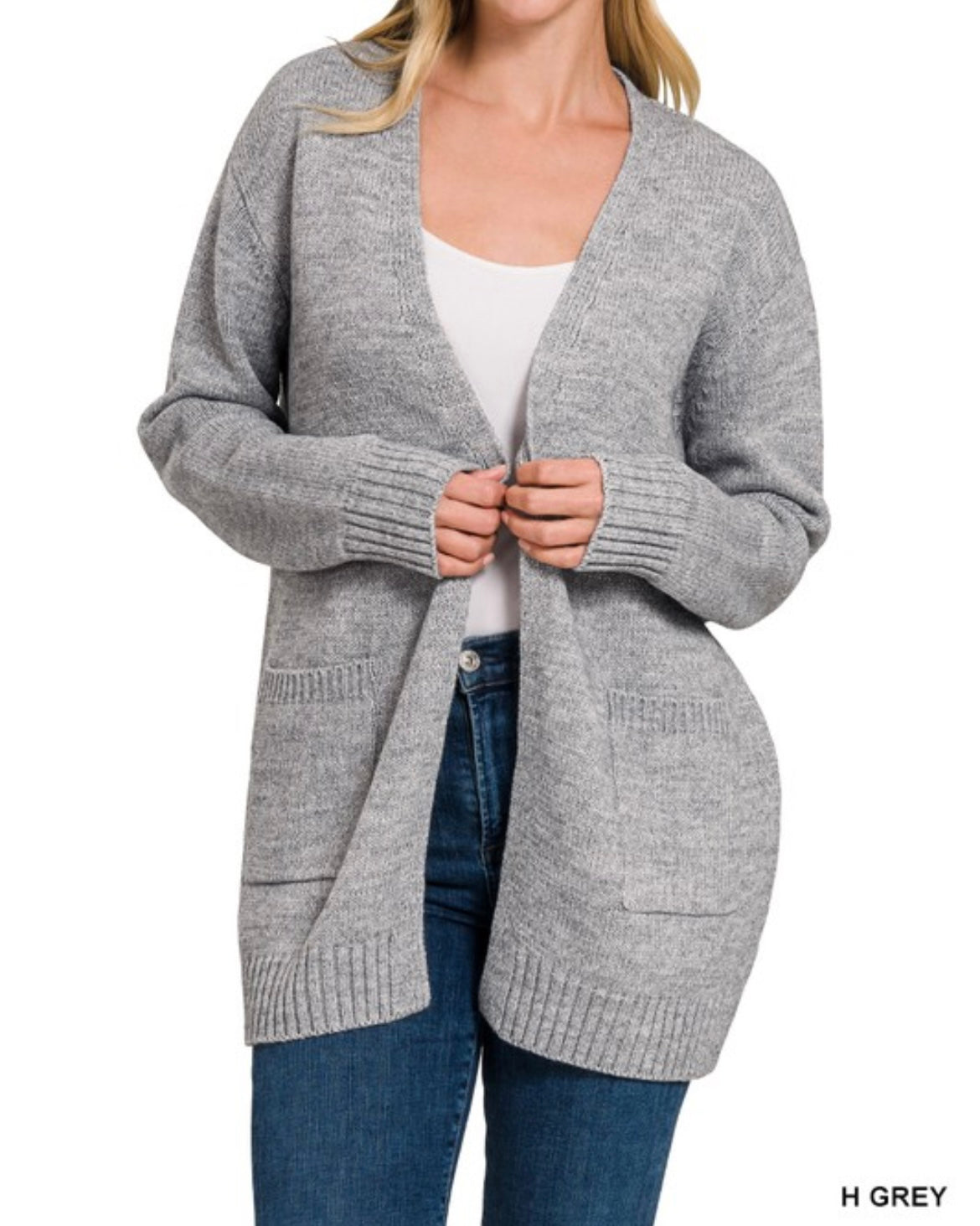 Open Front Sweater Cardigan