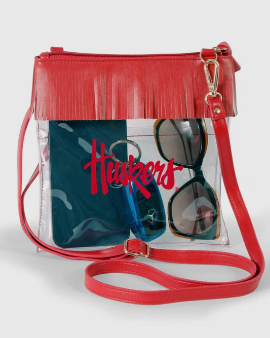 Nebraska Clear Bag With Fringes