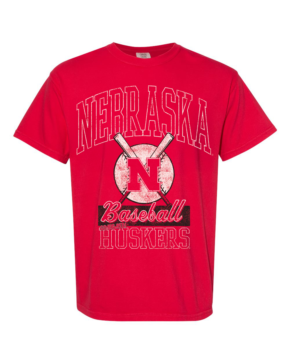 Nebraska Cornhuskers Baseball Red Tee