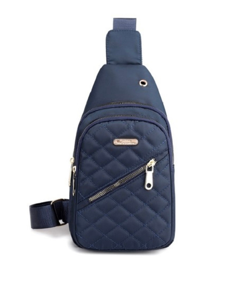 Quilted Multi Pocket Sling