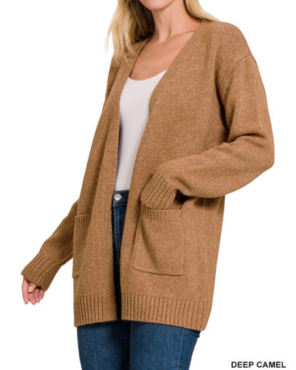 Open Front Sweater Cardigan