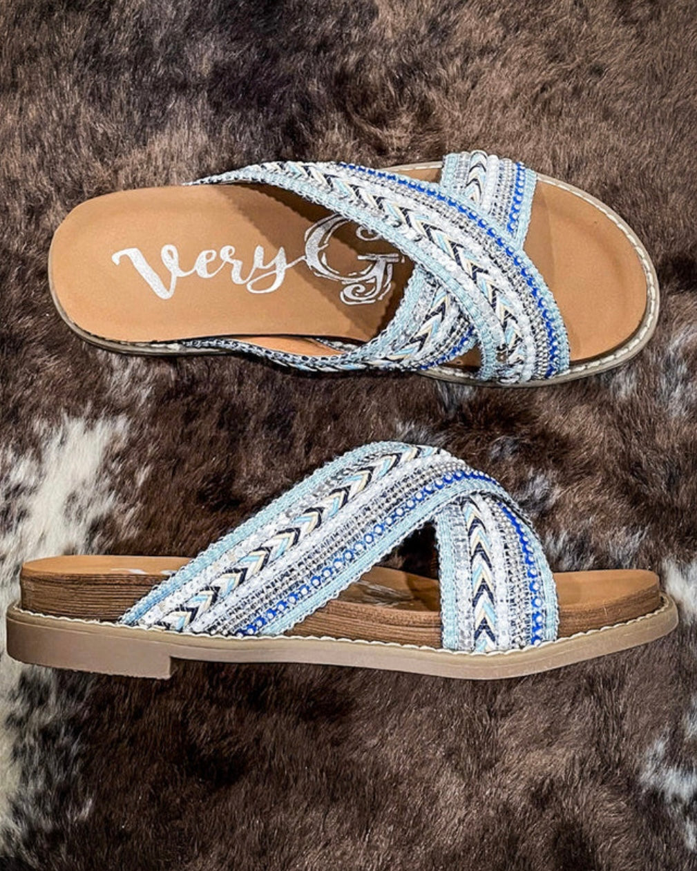 Elkin Blue Sandal
