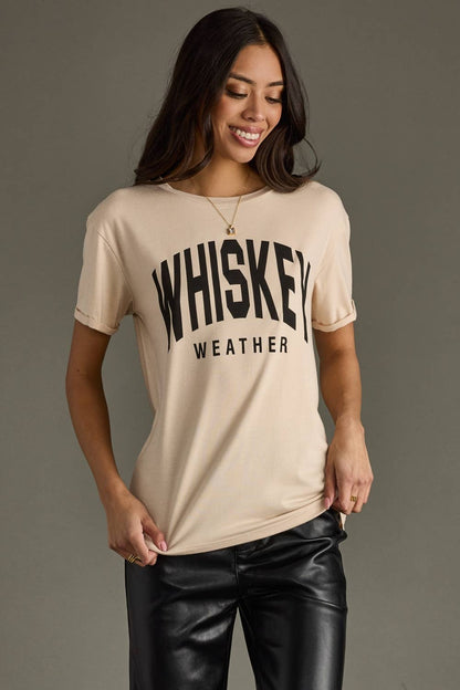 Tan Whiskey Weather Tee