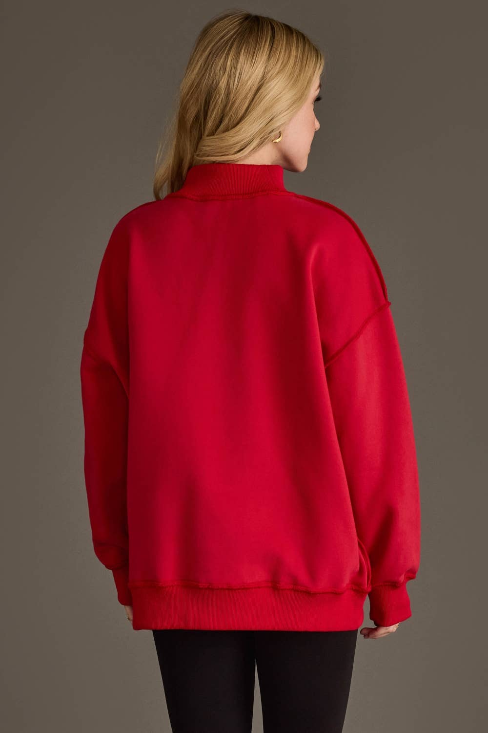 Red Game Day & Sunday Funday Reversible Sweatshirt