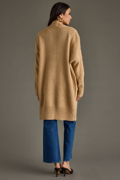 Tan Knit Cardigan