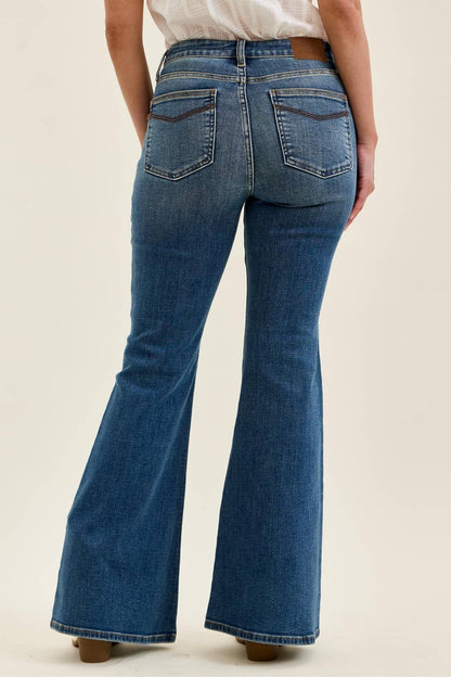 MR Jaqueline Flare w/ Needle Back Pkts + Bandana Loop