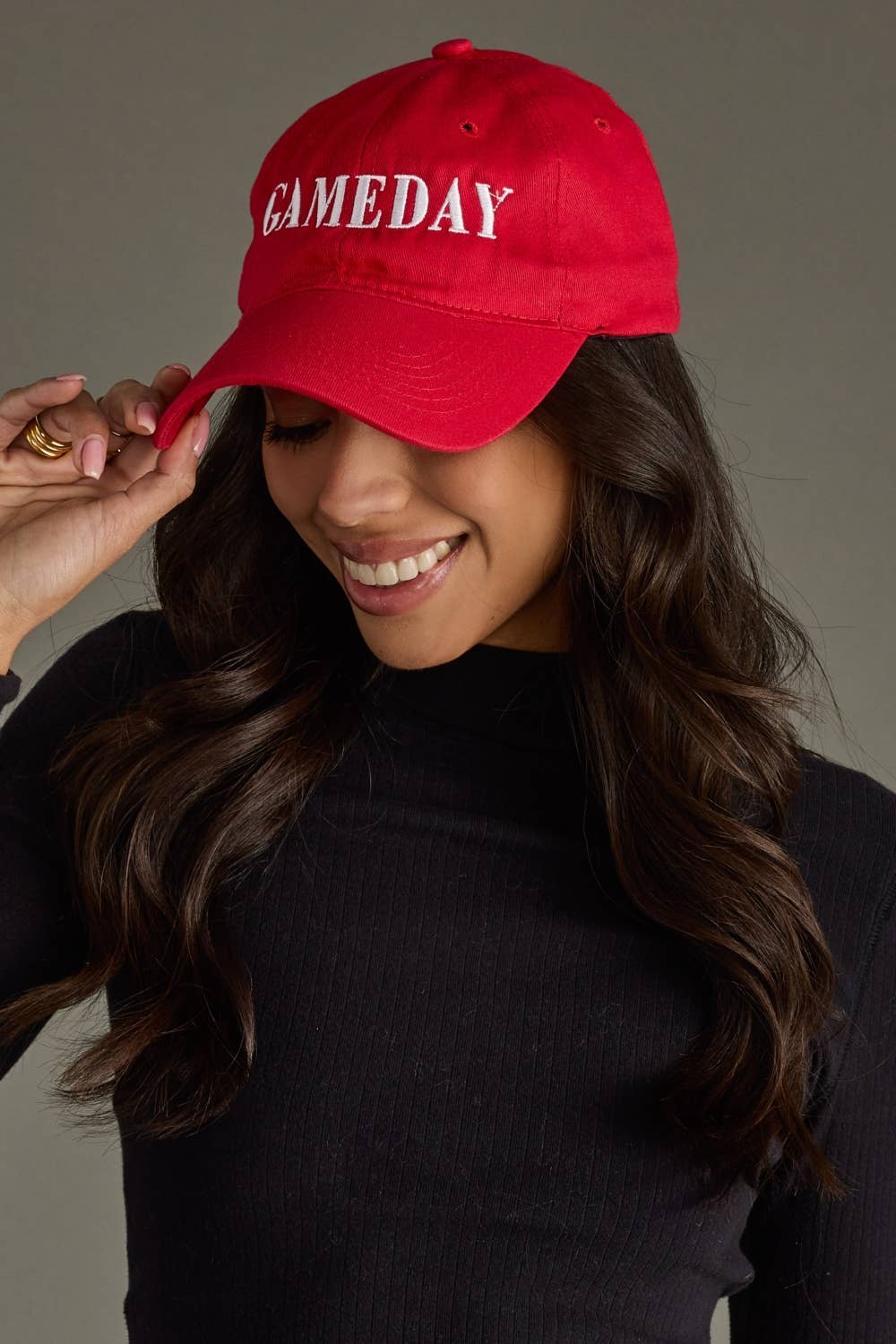 Red Game Day Baseball Hat