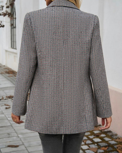 Plaid Boyfriend Fit Blazer