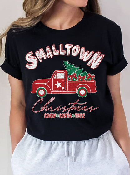 SMALL TOWN CHRISTMAS GRAPHIC TSHIRT