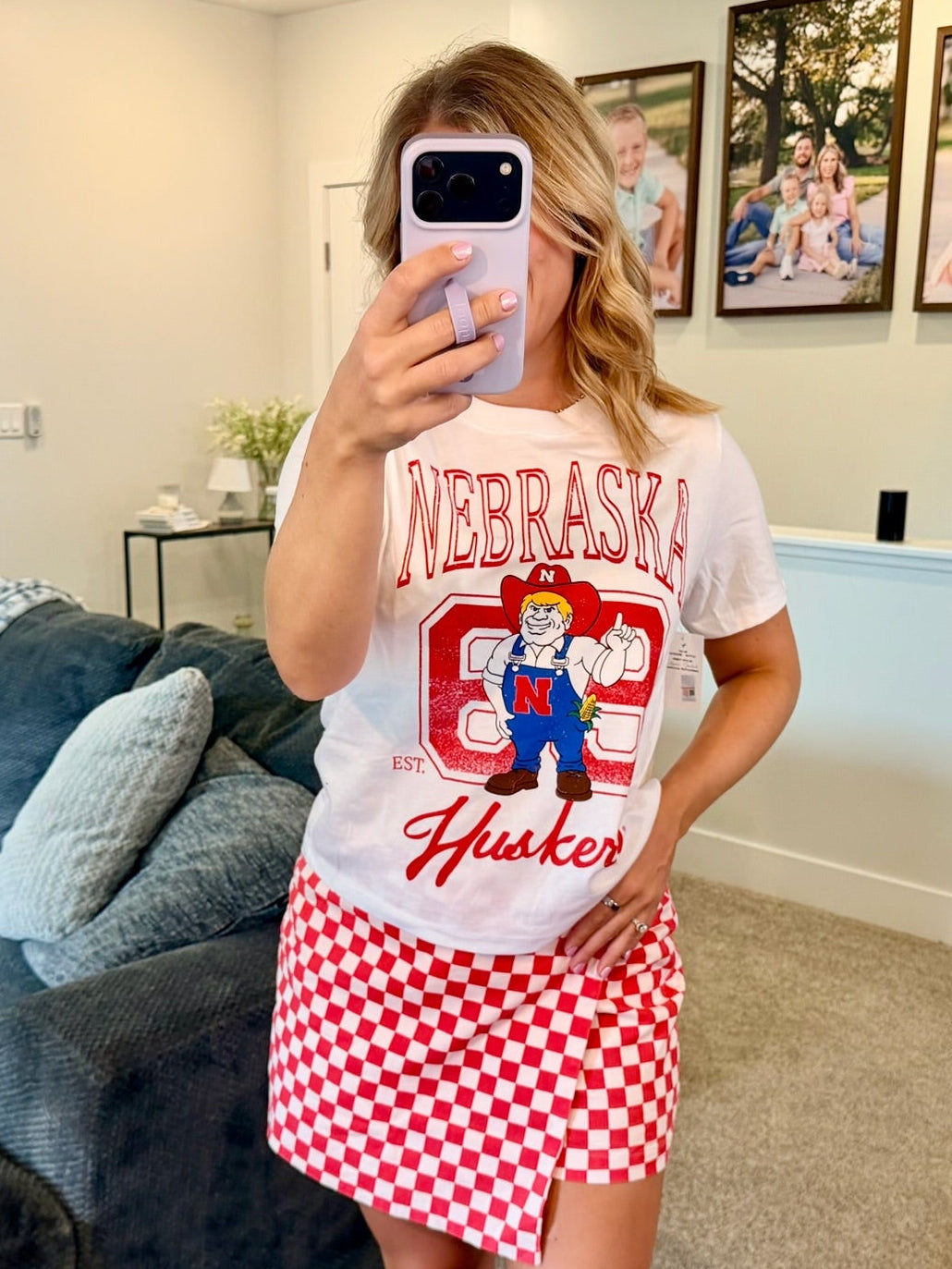 Nebraska Huskers Mascot Tee