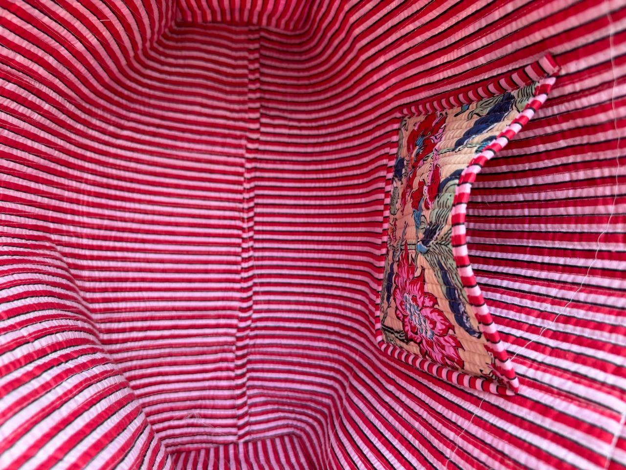 Bold Floral Quilted Bag