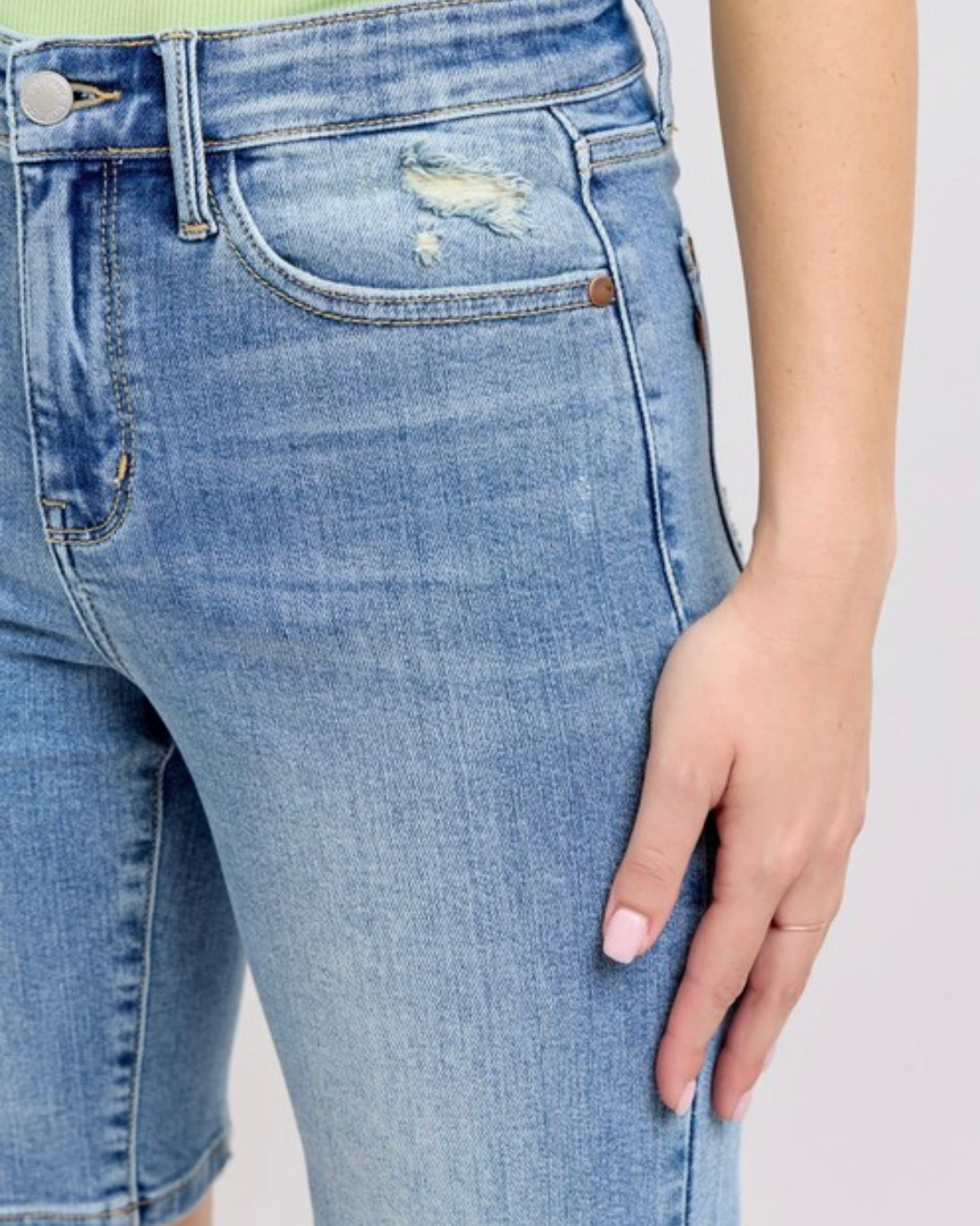 HW Vintage Wash Bermuda Shorts