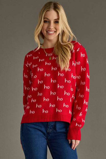 Red Ho Ho Ho Sweater