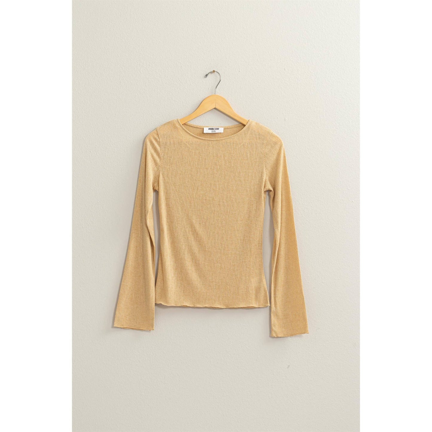 Ribbed Long Sleeve Top