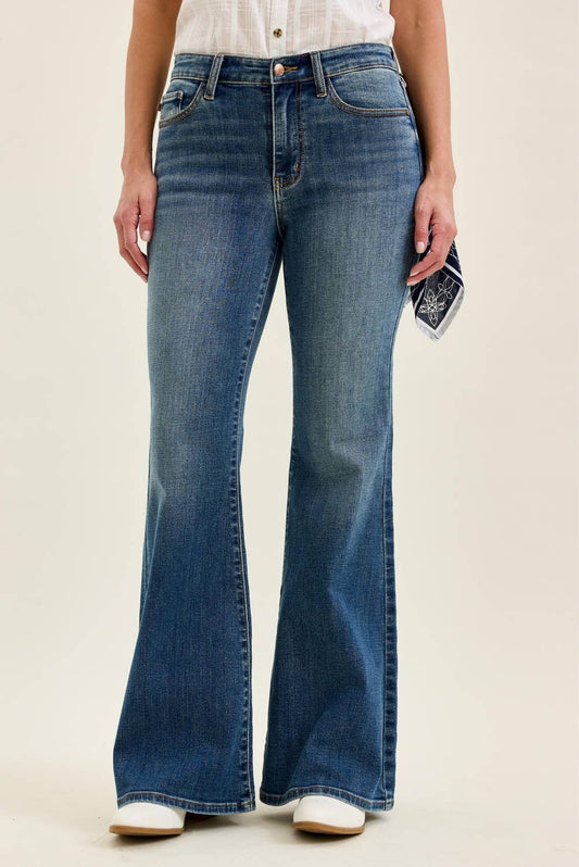 MR Jaqueline Flare w/ Needle Back Pkts + Bandana Loop