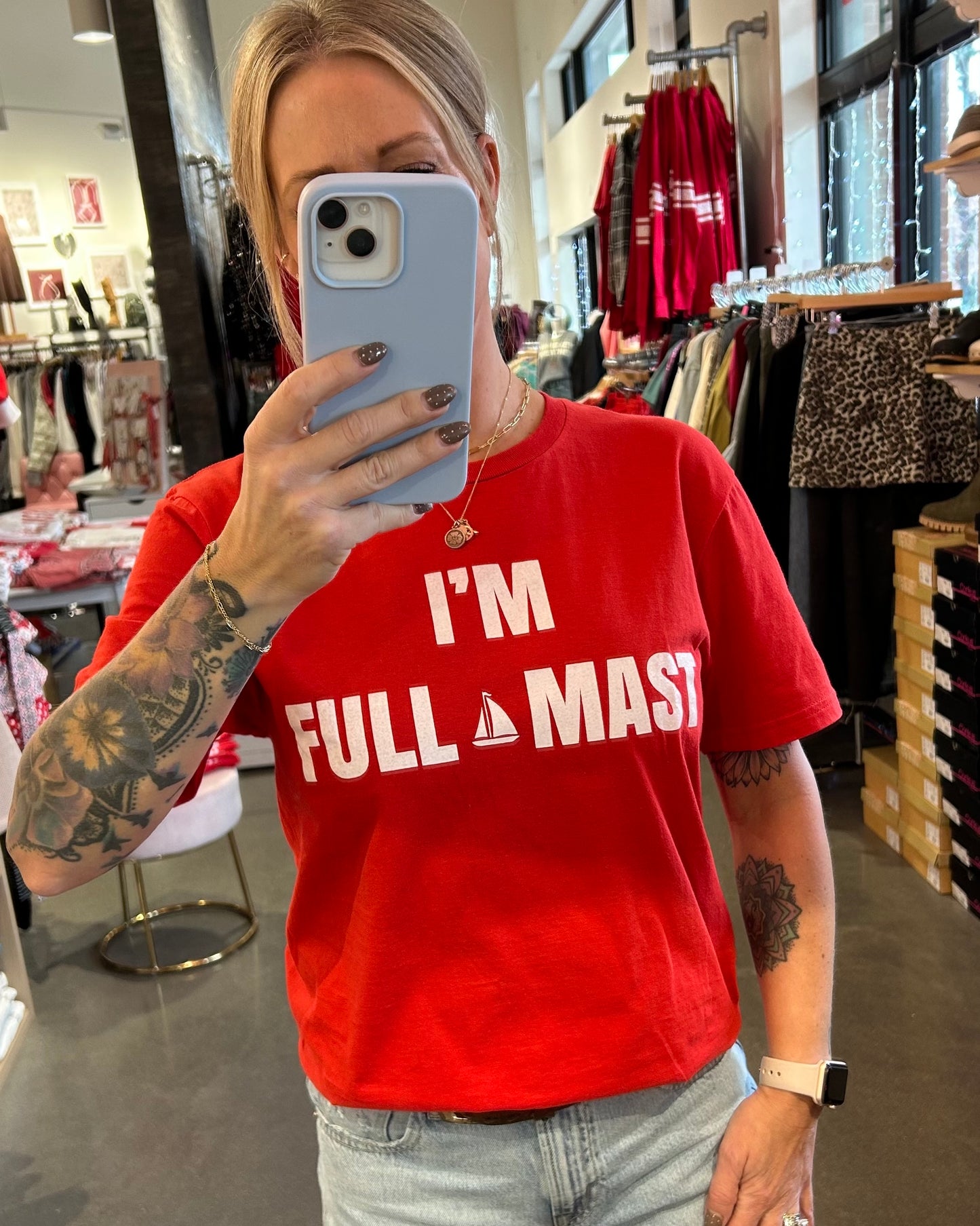 I’m Full Mast NE B-ball Tee