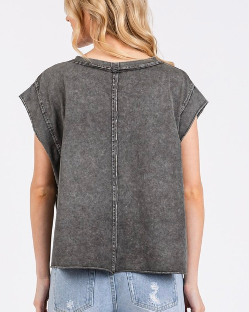 Mineral Wash Boxy Tee