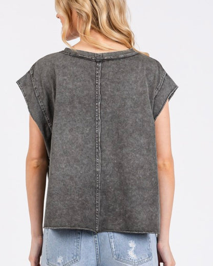 Mineral Wash Boxy Tee