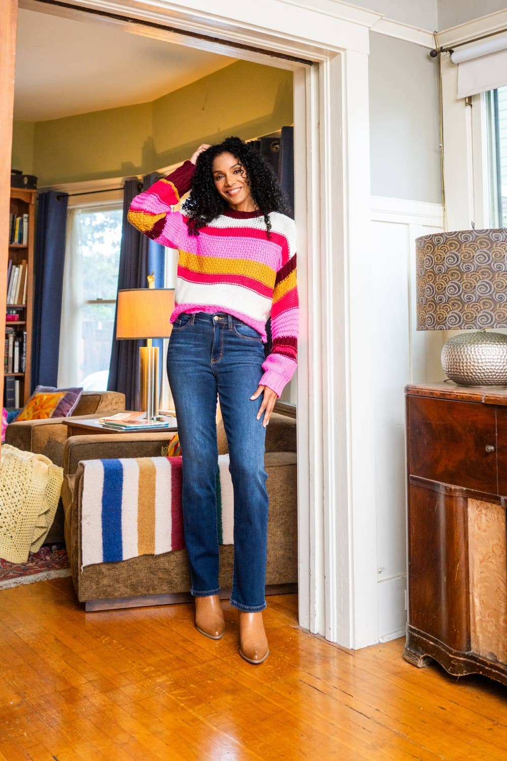 Vintage Wash Thermal Straight