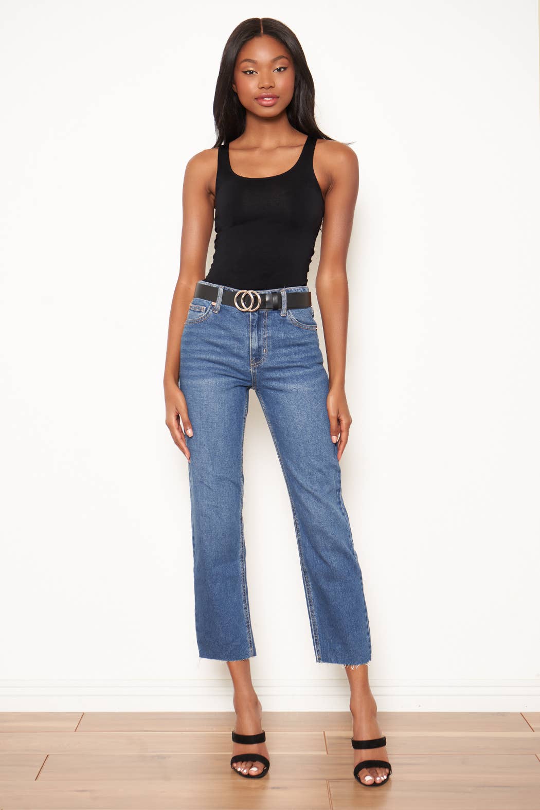 Seamless Scoop Neck Tank Top: Ivory