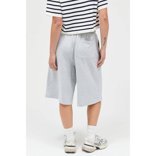 French Terry Bermuda Shorts: HEATHER GRAY
