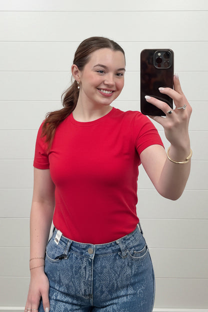 Better Than Basic Tee: Red