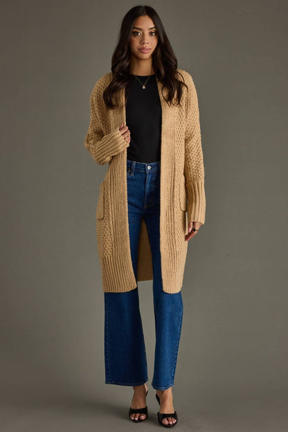 Tan Knit Cardigan