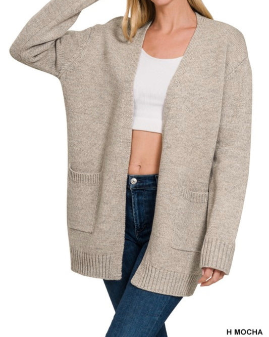 Open Front Sweater Cardigan