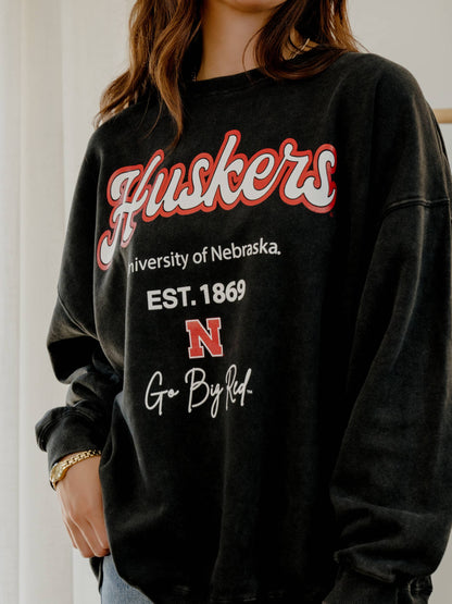 NE Huskers Letterman Chrome Sweatshirt