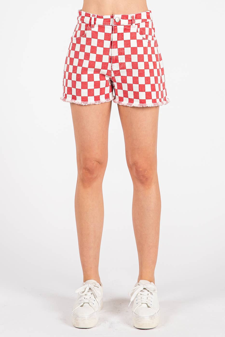 Game Day Checkered Shorts
