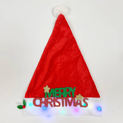 Light-Up Merry Christmas Santa Hat
