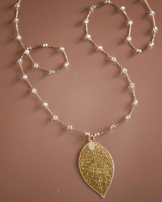 Gold Leaf Necklace