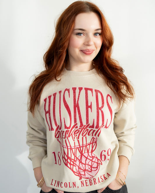 Nebraska Huskers Basketball Sweatshirt