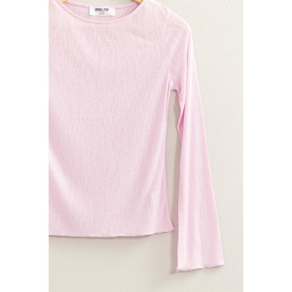 Ribbed Long Sleeve Top