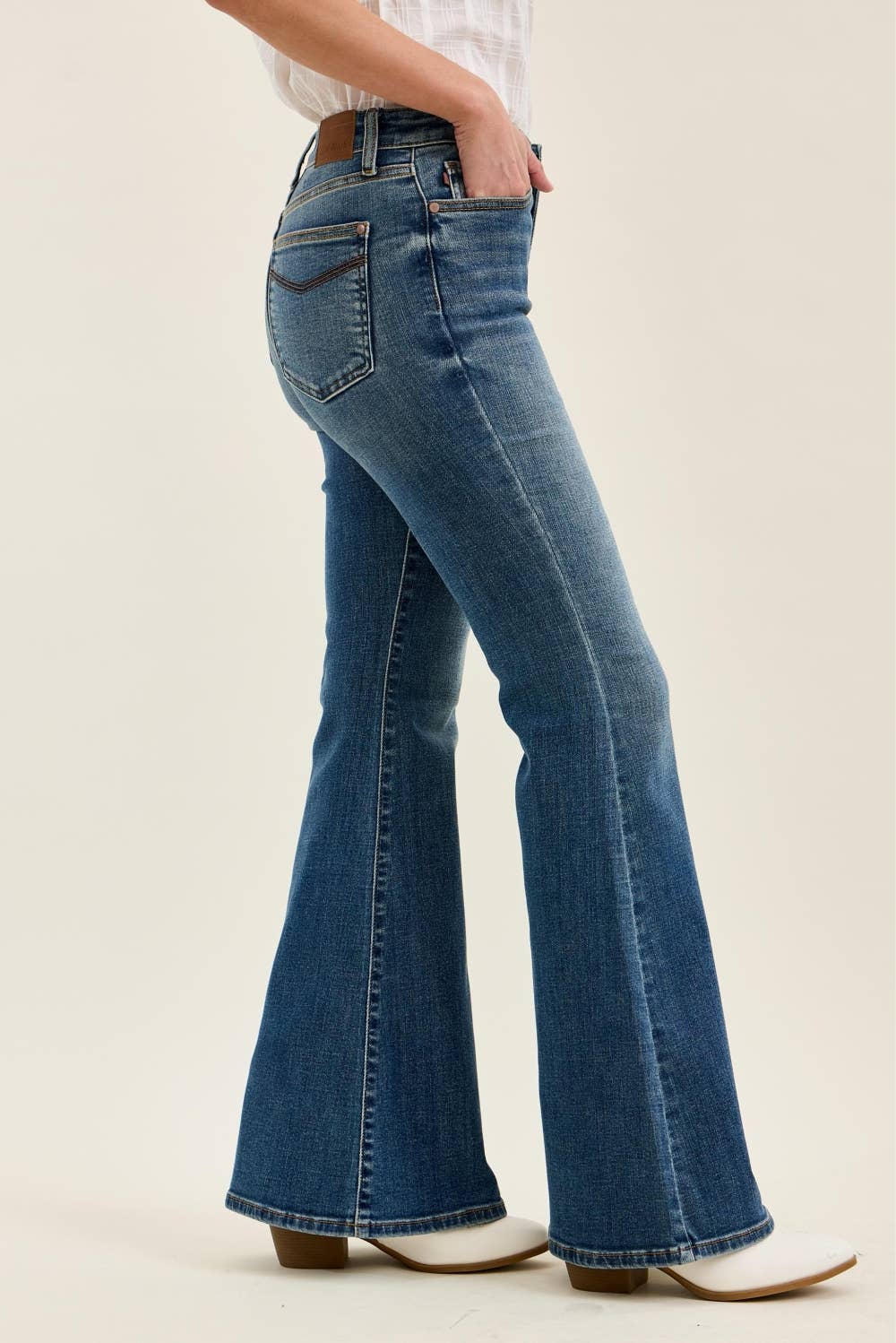MR Jaqueline Flare w/ Needle Back Pkts + Bandana Loop