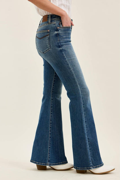 MR Jaqueline Flare w/ Needle Back Pkts + Bandana Loop