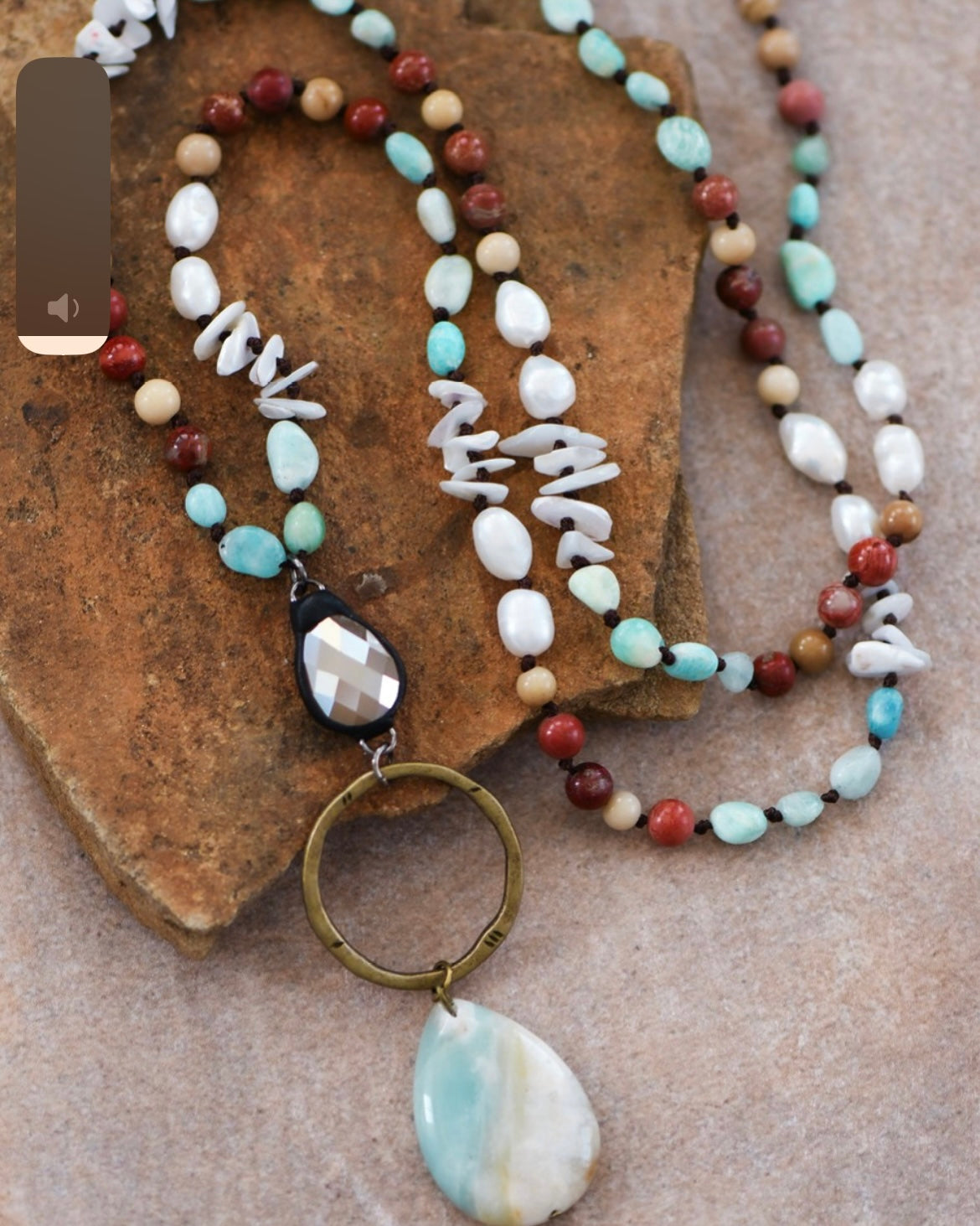 Amazonite Stone Necklace
