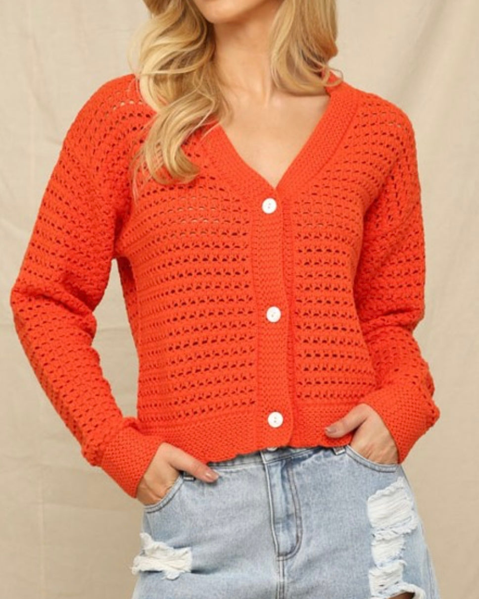 Textured Lightweight Cardigan