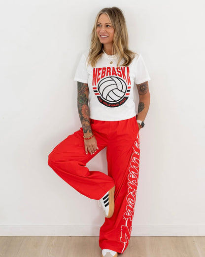 Nebraska Volleyball State Tee