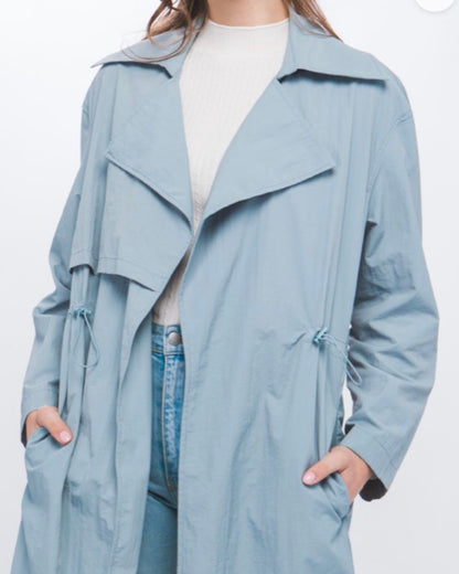 Cloudy Daze Trench Raincoat