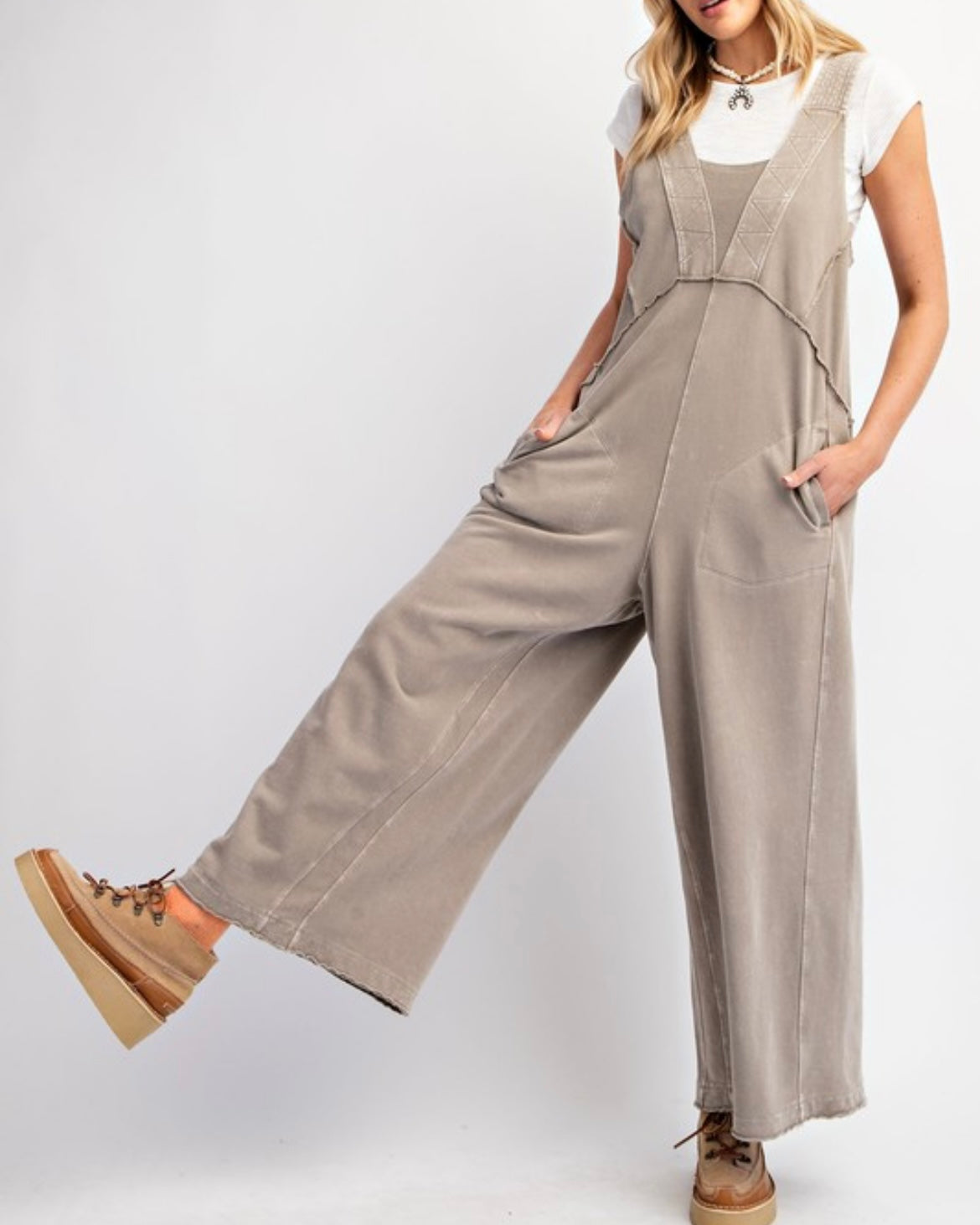 Terry Knit Jumpsuit
