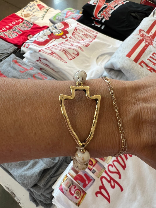 Chiefs Natural Stone Bracelet