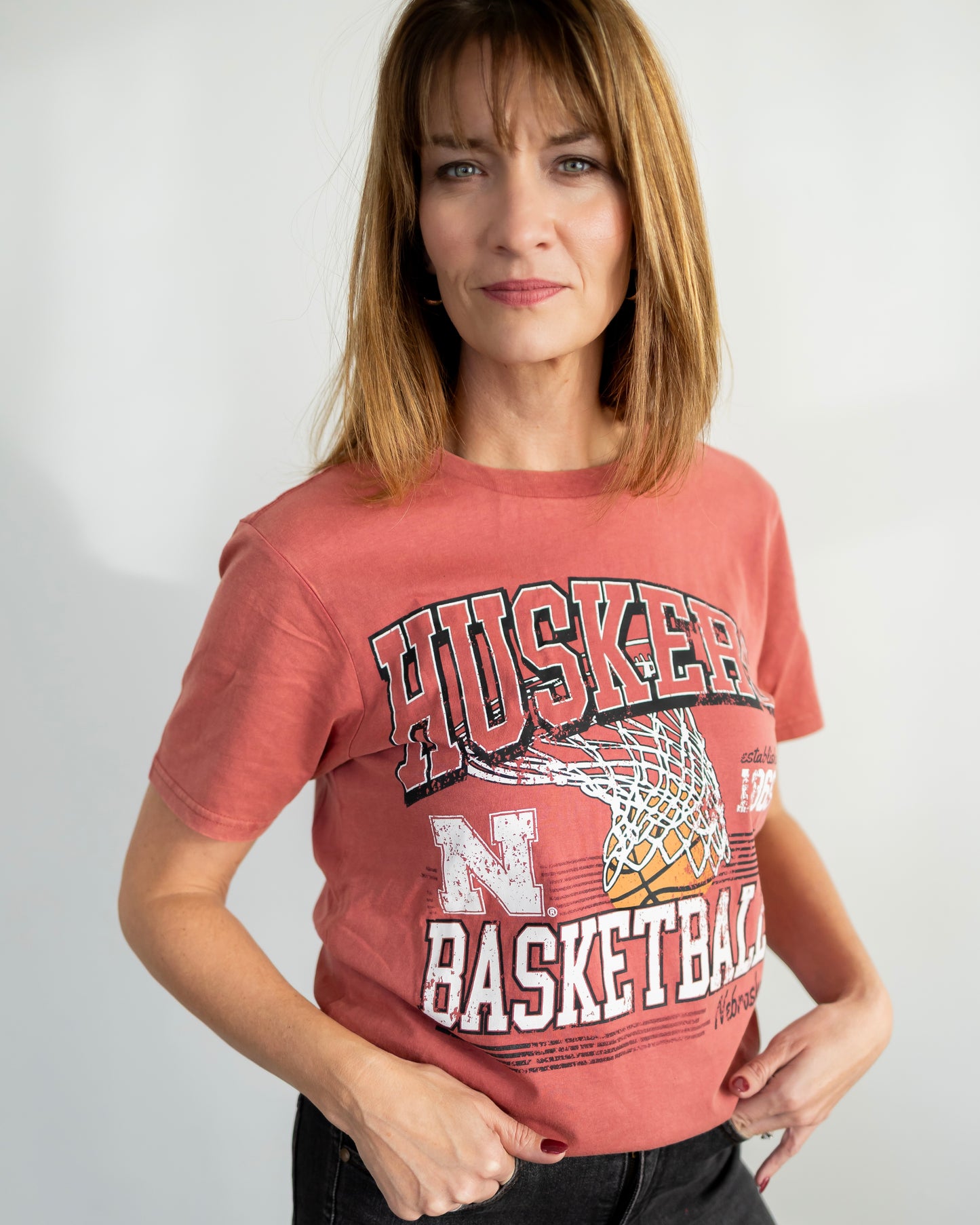 Nebraska Curry Basketball Comfort Tee