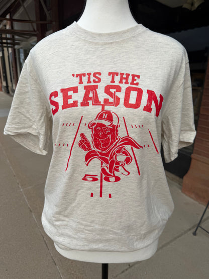 Tis The Season NE Football Tee
