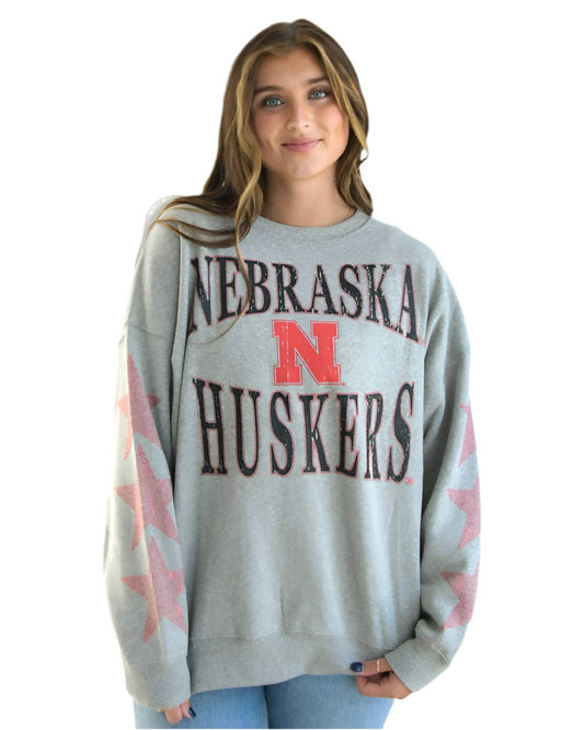 Nebraska Wynn Star Oversized Sweatshirt