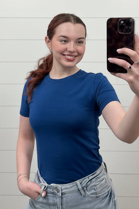 Better Than Basic Tee: LT NAVY